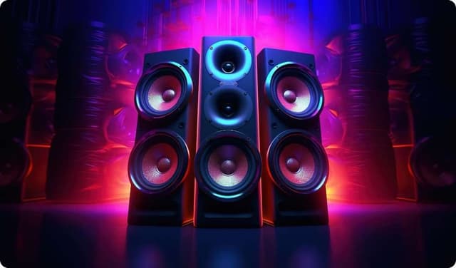 A pair of loudspeakers